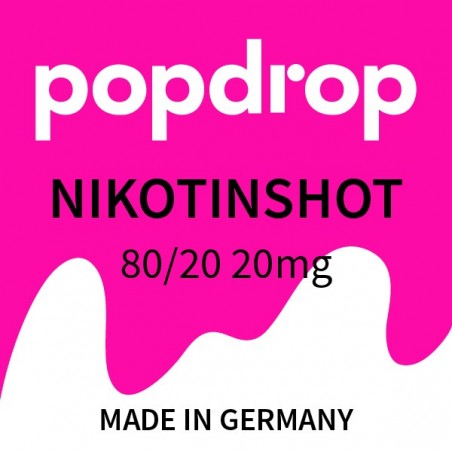 Popdrop Nikotin-Shot 80/20 20mg 10ml