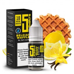 5 Elements Belgian Waffle Nikotinsalz Liquid 10ml 18mg
