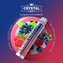 SKE Crystal Bar 600 CP Einweg E-Zigarette Blueberry Sour Raspberry 20mg